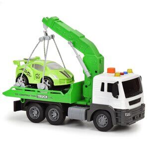 Beemo Tow Truck Toys for 3 Year Old Boys, Toy Trucks Outside Play Equipment